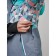 Ski suit, size 44, turquoise color