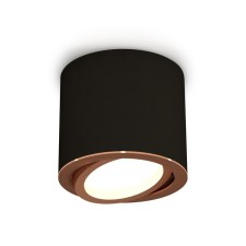 Turning lamp Ambrella Light, XS7402004, MR16 GU5.3, GU10 LED 10 W, Black Sand, Gold Pink