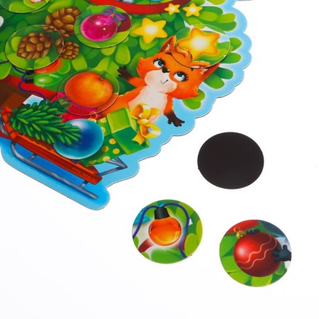 Magnetic Christmas tree "New Year! Toys"-3