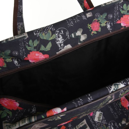 Road bag with lightning, with an increase, a long belt, the color is black-3