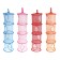 Basket for toys suspended "Dragon", 4 compartments, Mix colors