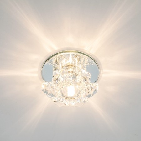 Economic light lamp, F3580 WT CL, MAX 35W G4, Mirror color-1