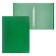 Folder with 20 A4 inserts, 500 μm, calligrata, texture "sand", green