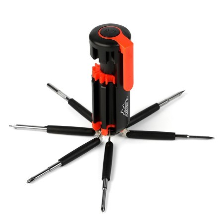 The lantern is multifunctional, multitul 8 in 1 "Master for all hands", 6led, 7 screwdrivers, 4x10 cm-7