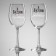 Foam glass for wine "Husband and wife", 360 ml