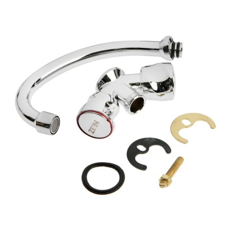 Kitchen mixer Zein ZC2020, Crane Box Brass 1/2 ", without eyeliner, chrome-6