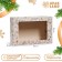 The box is folding, the lid is, with the window "Merry Christmas" 30 x 20 x 9 cm