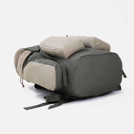 Tourist backpack on puff, Taif, 70 l, 4 outer pockets, olive color-2