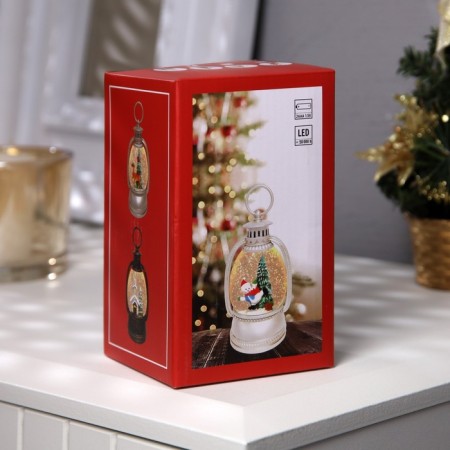 LED figure "Deer and Christmas tree" 7 × 12.5 × 6.5 cm, plastic, batteries AAAX2 (not in the kit), glow warm white-3