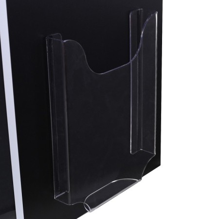 Information stand “Consumer Corpourine” 6 pockets (5 flat A4, 1 volumetric A5), black font is white-2