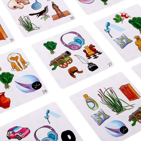 Set of cards "Logo-random. Sound w "-3