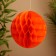 Ball paper decorative, diameter 20 cm, col. orange