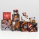 A set of boxes 10 in 1 "Mandarins", 25.5 x 25.5 x 13 - 7 x 7 x 4 cm