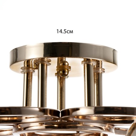 Iris chandelier 5he27 40W gold 47x47x23 cm Bayerlux-8