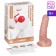 Falloimitator with sex lessons "Secrets of Oral pleasure", 10 cards, phalloimitator, 18+