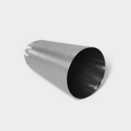 Confectionery nozzle "Closed star", D = 3 cm, exit 1 cm, stainless steel-3