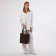 Shopper bag on magnet, brown color