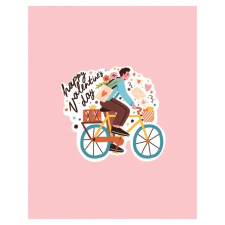 Pillow Golk "Postman with a gift, decorative, size 16x45 cm-1
