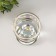 Glass of Glass for 1 candle "Cup on Crystal" Transparent 11x7x7 cm