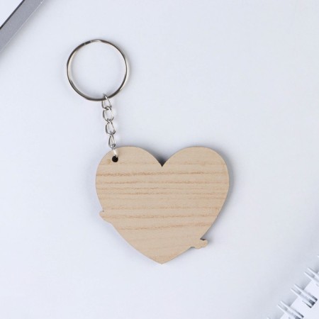 A wooden key key, sport "Gymnastics", 4.7 x 5.3 cm-3