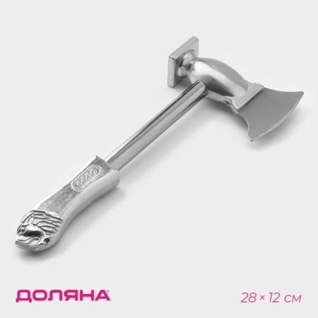 Молоток для мяса с топориком Доляна, 28 см