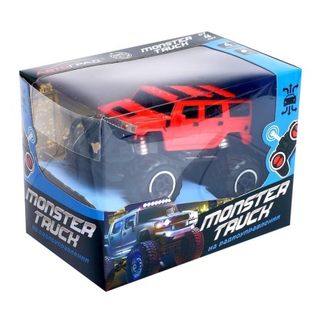 Radio -controlled jeep "Hamer", works on batteries, yellow color-7