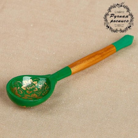 Spoon "Golden Kudrina", 14.7 × 3.5 cm, mix