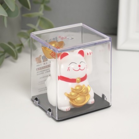 Plastic Plastic "White Mani-Neko with Micks of Yamba" 5x5x6 cm-1
