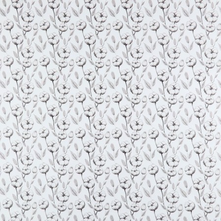 Glossy packaging paper "Black and white cotton", 70 x 100 cm-1
