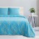 Bed linen Ethel 2 joint venture "turquoise petal" 175x215, 200x220, 70x70-2 pcs