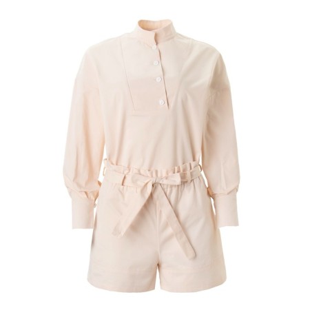 Women's costume (blouse, shorts) minku: enjoy Milk color, size 48-7