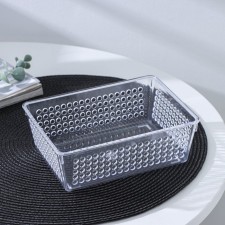 Basket for little things, plastic, 18 × 13 × 6 cm,