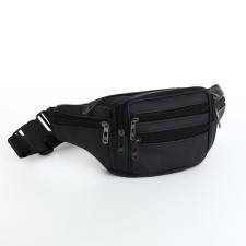 Lightning waist bag, black color