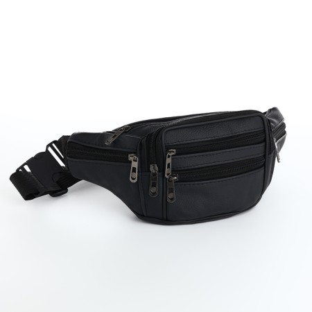 Lightning waist bag, black color