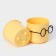 Kashpo for flowers with an insert "Steve", 650 ml, d = 11.5 cm, h = 10.5 cm, banana color