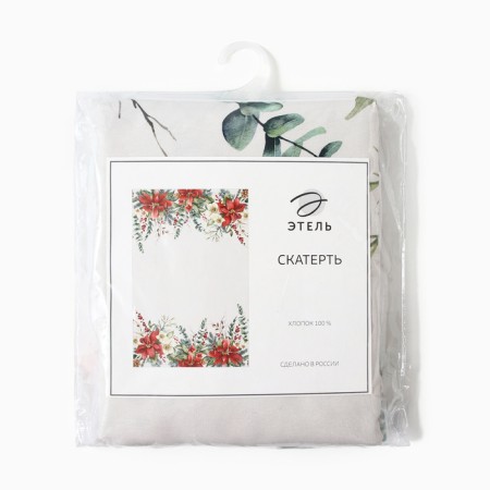 Poinsia Ethel tablecloth, 149x180 cm, 100% HL, sarzha 190 g/m2-2