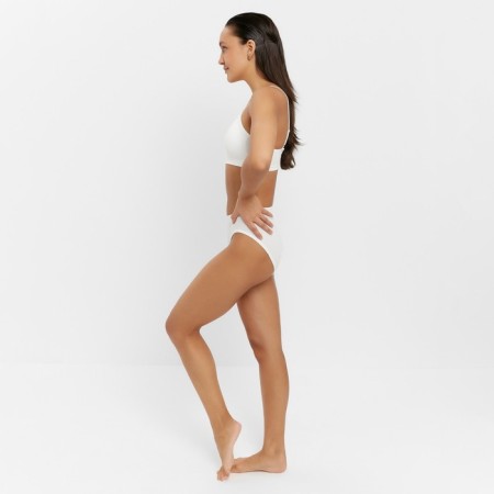 Female set (top, panties) color white, size 42-44-1