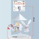 Suspension - Bonnie's Carousel rattle, rubberle, on a crib, stroller, crumb me