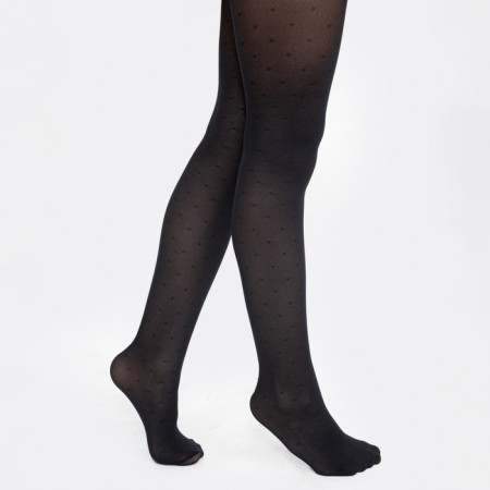 Pantyhose children, black color, height 116-122