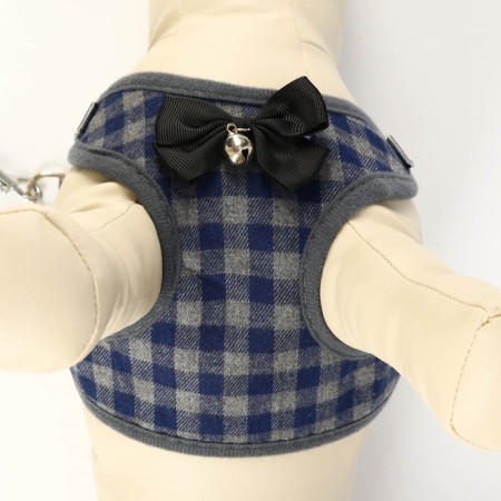 AMUNICE COMMUNICAL with soft harness, L, leash 120 x 1.5 cm, Osh 30-50 cm, OG 36-56 cm, gray 71191-5