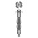 Anker "Zubble", type of molly, for hollow materials, galvanized, M5, 11x37 mm, 100 pcs