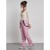 Semi -combinezone ski insulated female winter, size 44, pink color