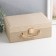 Casket to the leatherette for jewelry "Case. Texture" beige 24x17.5x9.5 cm