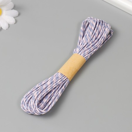 Yarn 100% cellulose "Softino Raffia Color Melange" Washed, Lilac sunset 10m ± 2m-1
