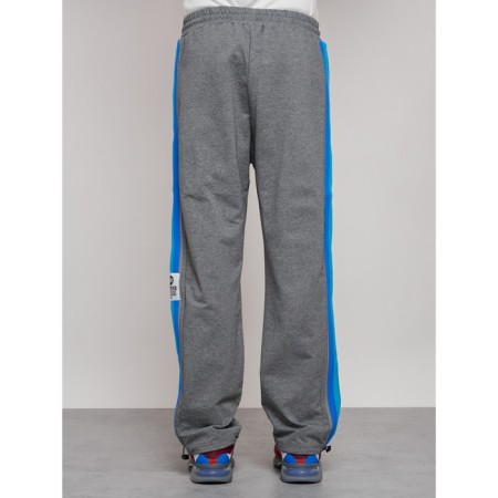 Sports male trousers, size 54, gray color-7