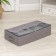 Shoe storage box "Ron", 58 × 30 × 15 cm, gray color