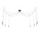 Lamp "Spider" black 8x40W E27 80x80x90 cm Bayerlux
