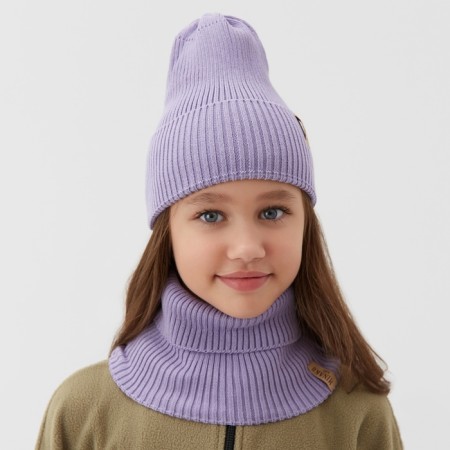 Children's hat Minaku, rr 48-52, lavender color-1