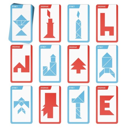 Developing voil game "Tangram" at speed, 7+-2