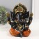 Polystone souvenir "Ganesha Black, in orange trousers" 12x17.5x21 cm